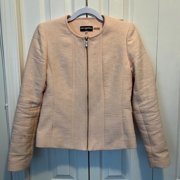 Karl Lagerfeld size 2 zippered jacket - Picture 2 of 14